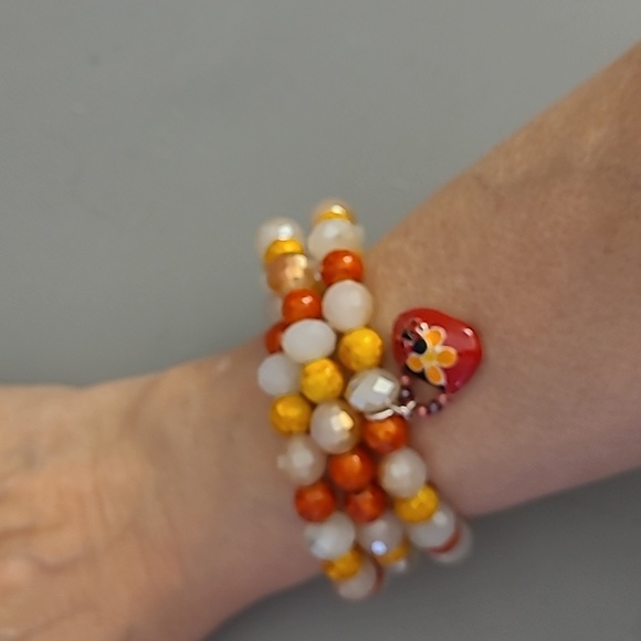 NWOT Wired Bracelet with pocketbook charm  -1034 - Picture 4 of 5